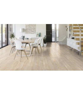 Lame PVC sol Creation 40 à coller Swiss Oak Beige - 184 mm x 1219 mm