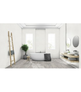 Lame PVC sol Creation 40 à coller Swiss OAK Pearl - 184 mm x 1219 mm