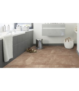 Dalle PVC sol Creation 55 à coller Fabrik Mix Jute - 610 mm x 610 mm