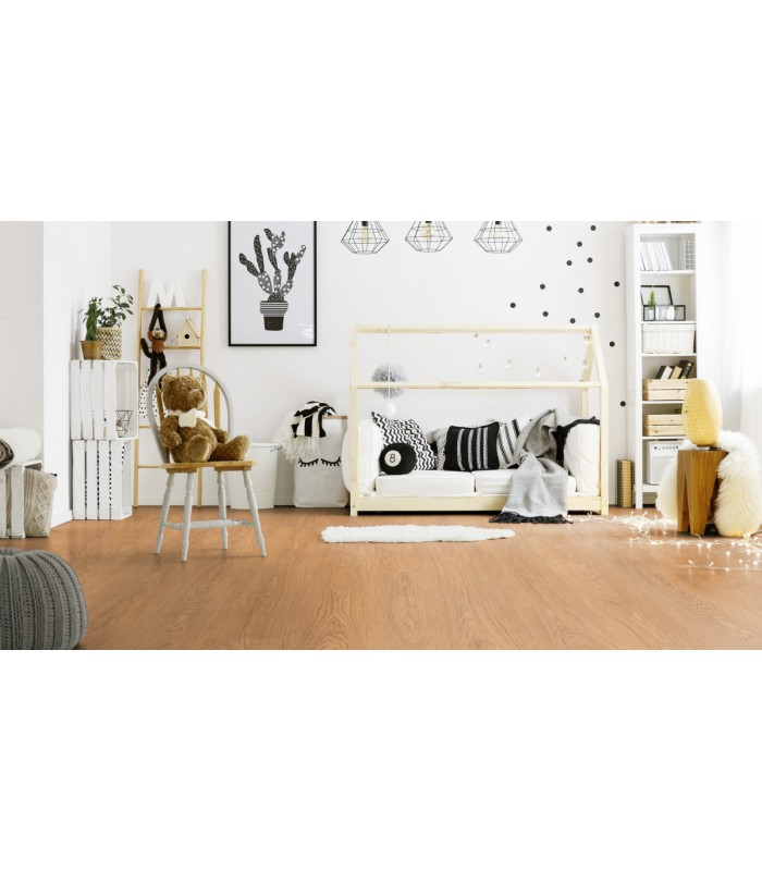 Lame PVC sol Creation 55 à coller - Lounge Oak Gold - 230 mm x 1500 mm