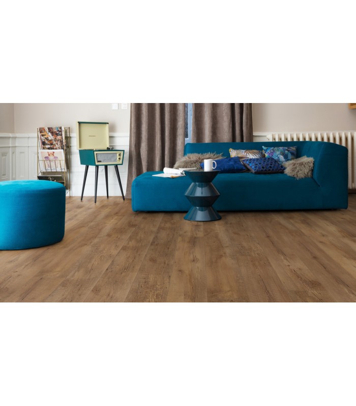 Lame PVC sol Creation 55 à coller - Rustic Oak - 184 mm x 1219 mm