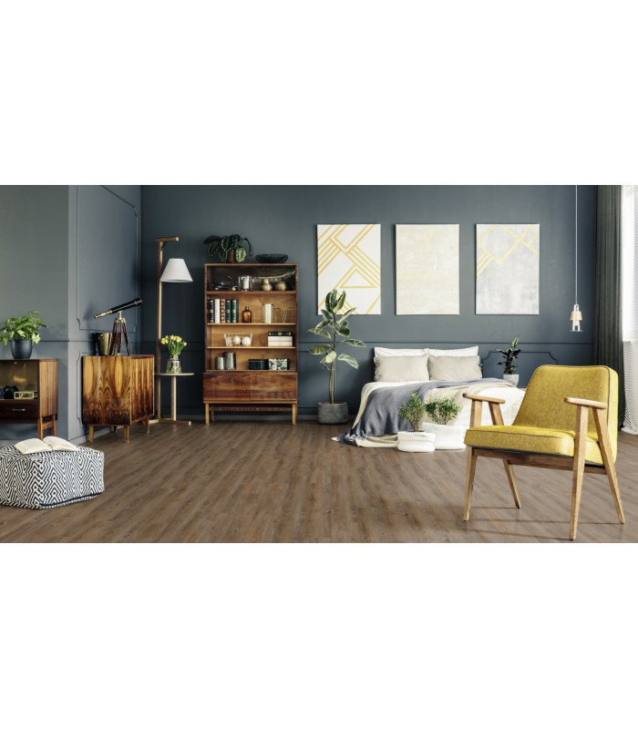 Lame PVC sol Creation 55 à coller - Buffalo - 184 mm x 1219 mm