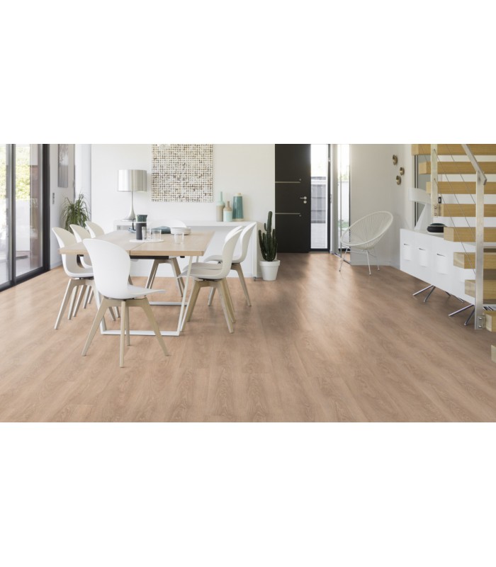 Lame PVC sol Creation 55 à coller - Charming Oak Beige - 184 mm x 1219 mm
