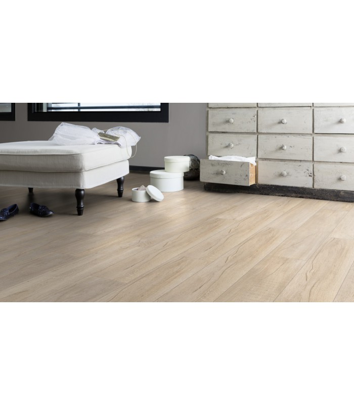 Lame PVC sol Creation 55 à coller - Swiss Oak Beige - 184 mm x 1219 mm