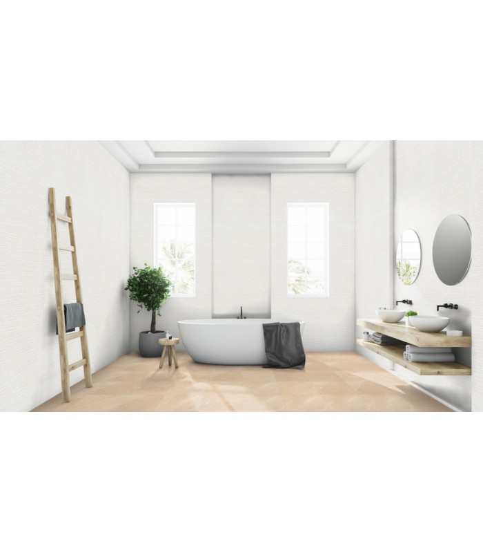 Lame PVC sol Creation 40 Rigid Acoustic Curton Light Beige - 399 mm x 730 mm