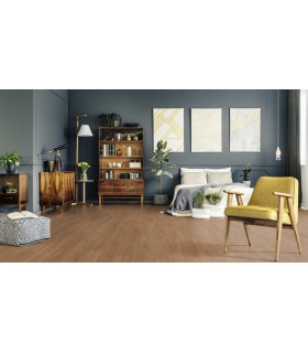 Lame PVC sol Creation 55 Rigid Acoustic - Lounge Oak Chestnut - 225 mm x 1524 mm