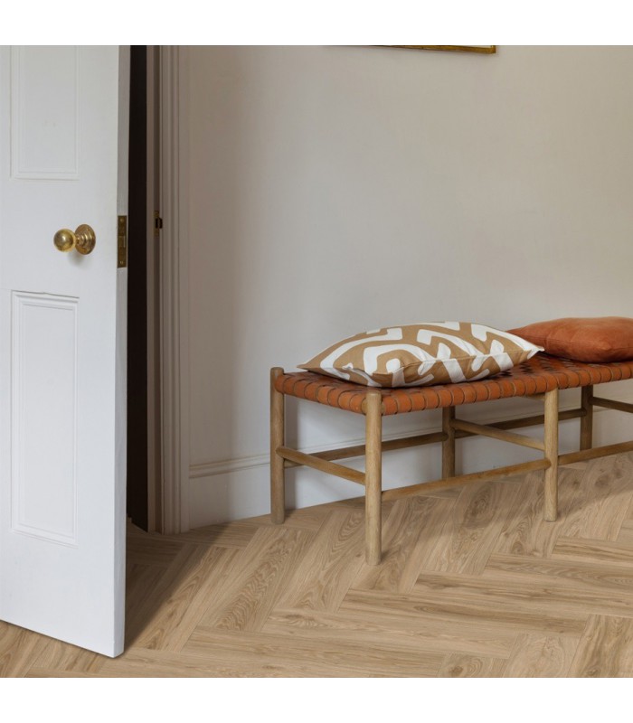 Lames Vinyles - A coller - Moduleo Roots 55 - Herringbone 22229 Blackjack oak - 63,2 x 15,8 cm