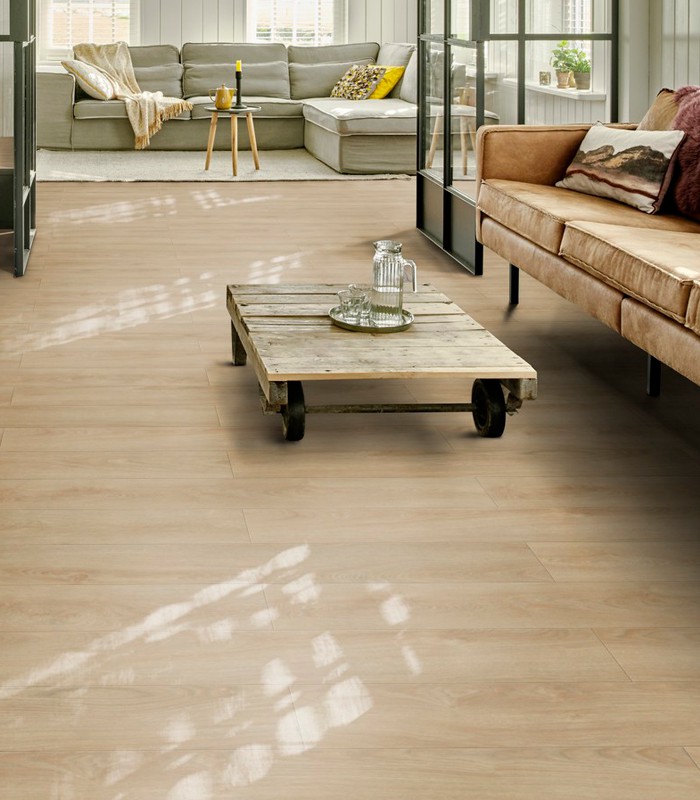 Dalles Vinyles - A coller - Moduleo Roots 40 - Midland oak 22240 - 132 X 19,6 cm