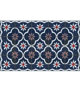 Tapis vinyle Julie Flowers