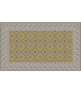 Tapis Intérieur Anti Dérapant et Absorbant Mozaic Yel 45X75cm