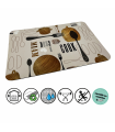 Tapis multiusage Cooking spécial cuisine antidérapant