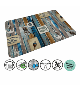 Tapis multiusage marin spécial cuisine antidérapant