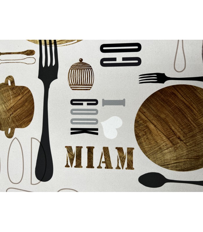 Tapis multiusage Cooking spécial cuisine antidérapant
