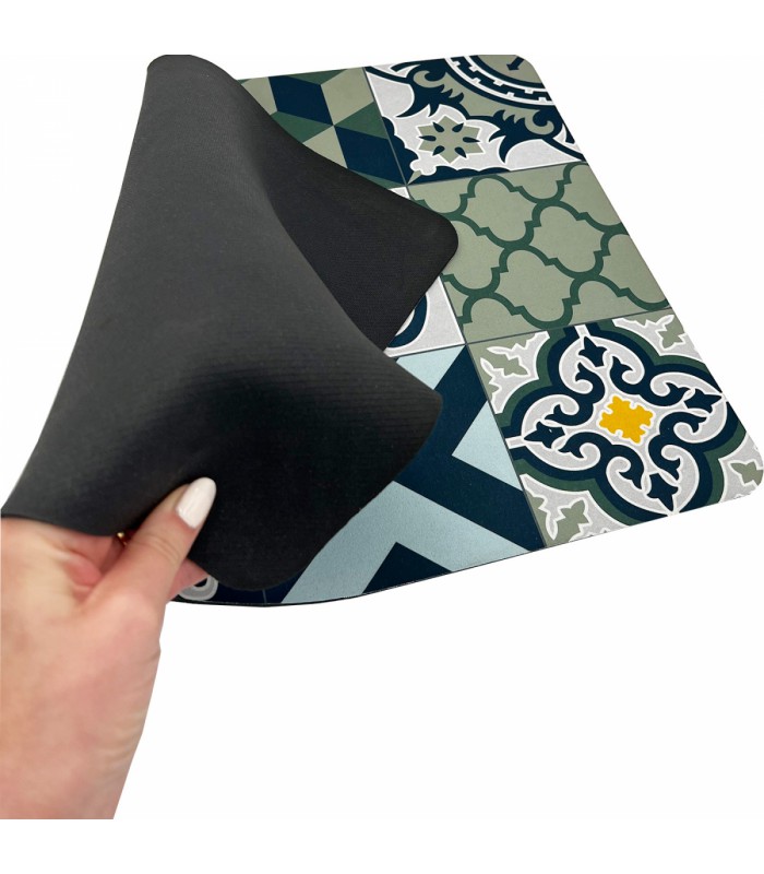 Tapis multiusage mosaïque spécial cuisine lavable