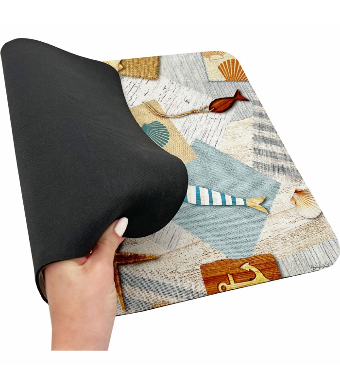 TAPIS MULTIUSAGE PLAGE DE SABLE SPECIAL CUISINE