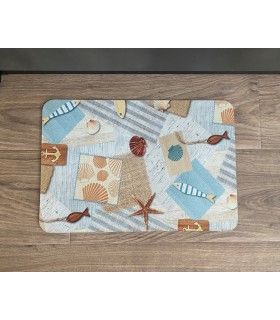 TAPIS MULTIUSAGE PLAGE DE SABLE SPECIAL CUISINE