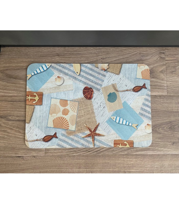 TAPIS MULTIUSAGE PLAGE DE SABLE SPECIAL CUISINE