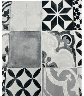 TAPIS MULTIUSAGE CARREAU CIMENT SPECIAL CUISINE