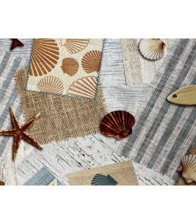 TAPIS MULTIUSAGE PLAGE DE SABLE SPECIAL CUISINE