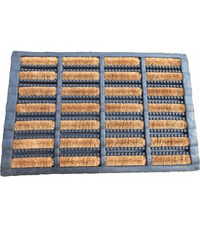 Tapis Coco et Caoutchouc Silvio 40x60 cm