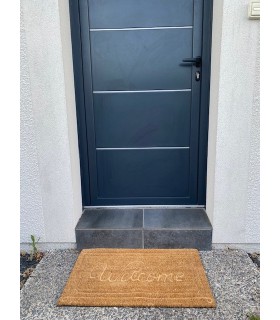 Tapis Coco Accueil Gaufré Envers PVC 45x75 cm