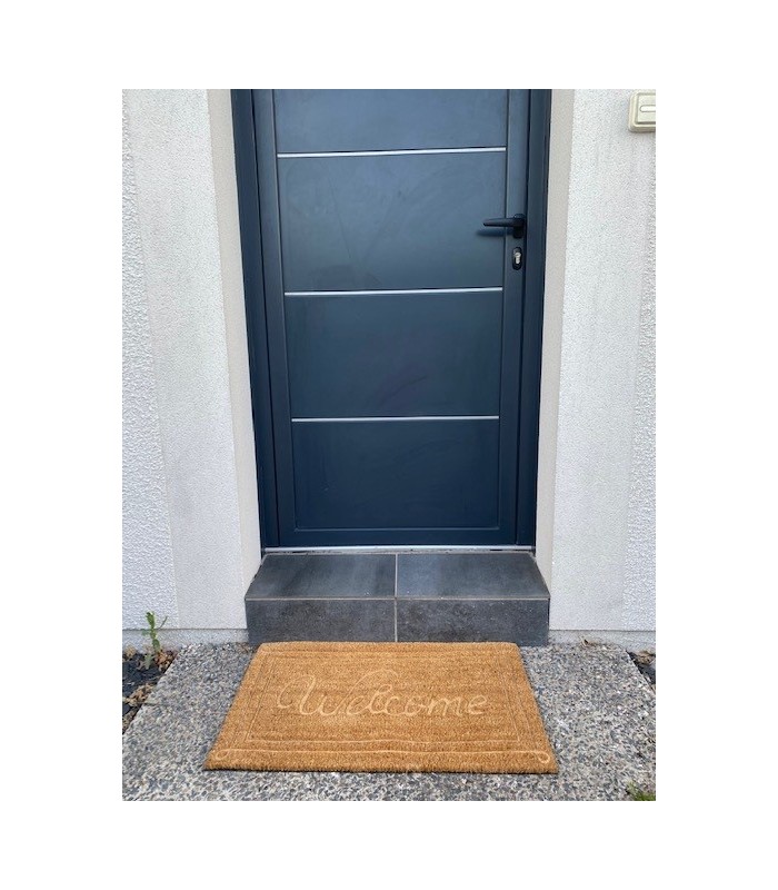 Tapis Coco Accueil Gaufré Envers PVC 45x75 cm