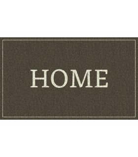 Tapis Intérieur Anti Dérapant et Absorbant Home Brun 45x75cm