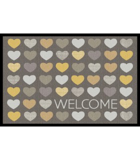 Tapis Intérieur Anti Dérapant et Absorbant Vichy 50x75cm