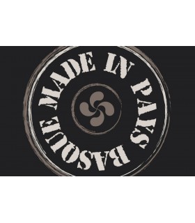 Tapis Intérieur Anti Dérapant et Absorbant Basque Made in Gris 40X60cm