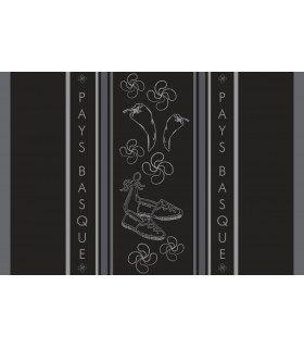 Tapis Intérieur Anti Dérapant et Absorbant Basque Attabal 40X60cm