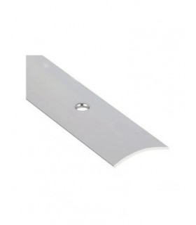Barre de seuil Demi-B percée inox 30 mm x 0,93 m