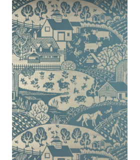 Papier Peint GABLE - REF 54-08 - CORE METALLISE FARROW&BALL