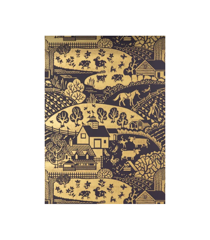 Papier Peint GABLE - REF 54-09 - CORE METALLISE FARROW&BALL