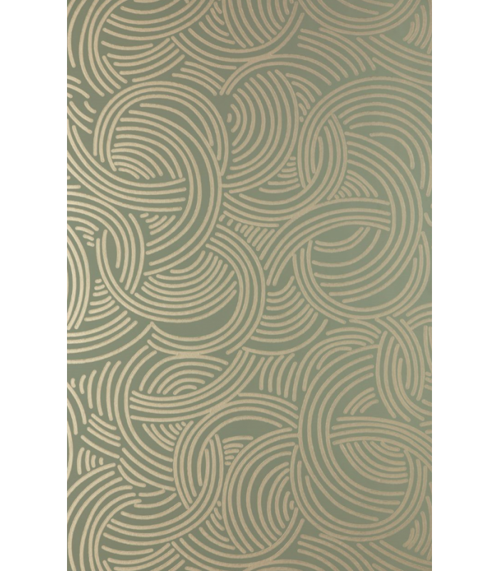 Papier Peint TOURBILLON - REF 48-08 - CORE METALLISE FARROW&BALL