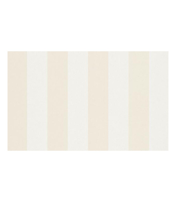 PAPIER PEINT SANS PVC RAYURE CREME BEIGE - 4EARTH - MELISSA - 10,05 X 0,53M
