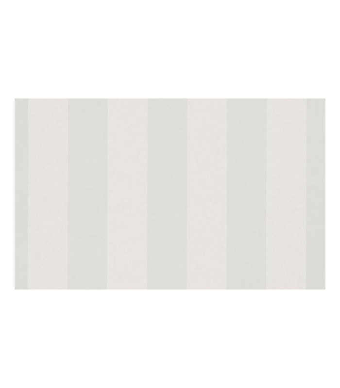 PAPIER PEINT SANS PVC RAYURE GRIS BLANC - 4EARTH - MELISSA - 10,05 X 0,53M