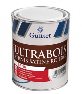 Guittet Ultrabois Vernis Satiné RC 15002 Boiseries Intérieures - Transparent