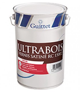Guittet Ultrabois Vernis Satiné RC 15002 Boiseries Intérieures - Transparent