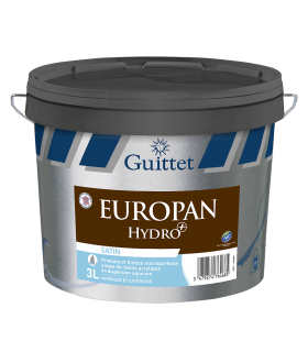 Guittet Europan Hydro+ Satin peinture bois intérieur et extérieur