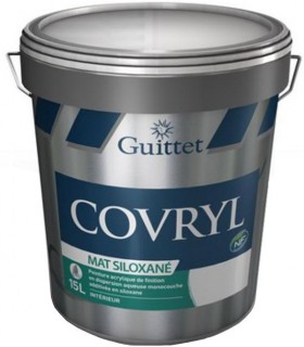 Guittet Covryl Mat siloxané Peinture Murs et Plafonds Très Couvrante