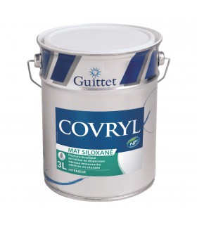 Guittet Covryl Mat siloxané Peinture Murs et Plafonds Très Couvrante