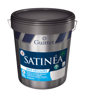 Guittet Satinea + Mat Velours Bas Carbone Décoration Murs - Intérieur