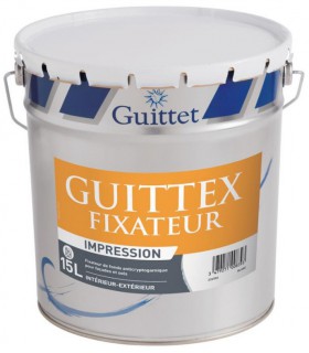 Guittet Guittex Fixateur Opacifiant de Fonds Façades et Sols - Blanc Cassé