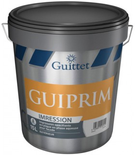 Guittet Guiprim peinture impression façade acrylique opacifiant - blanc 15L
