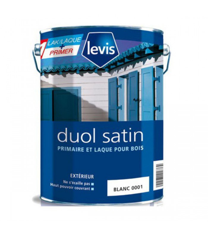 Levis Duol Satin Peinture Microporeuse Boiseries - Extérieur