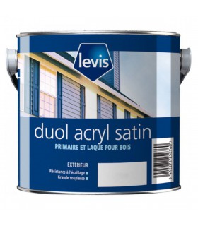 Levis Duol Acryl Satin - Peinture acrylique microporeuse pour boiseries