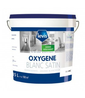 Levis Oxygène Satin Peinture murale intérieur 0% de solvant ajouté