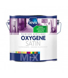 Levis Oxygène Satin Peinture Murale 0% de Solvant Ajouté - Intérieur