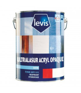 Levis Ultralasur Acryl Opaque - Lasure satinée pour boiseries extérieures