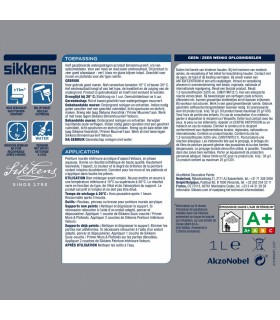 Sikkens Peinture Intérieure Velours Hautement Lessivable Murs et Plafonds